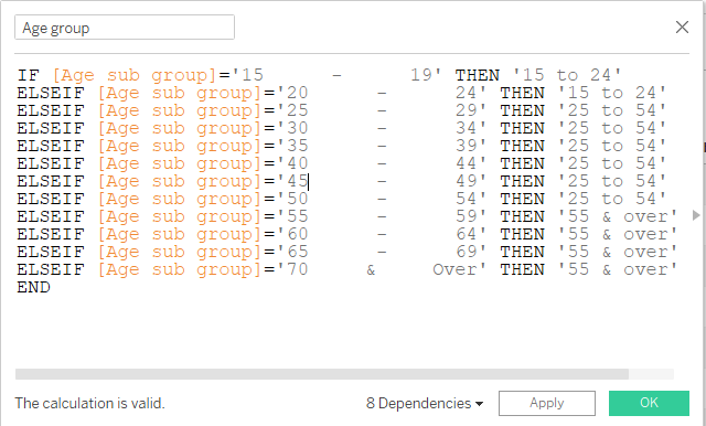 Create a calculated field 2