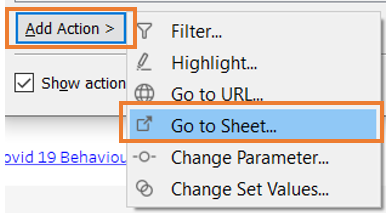 Add action for navigation 1